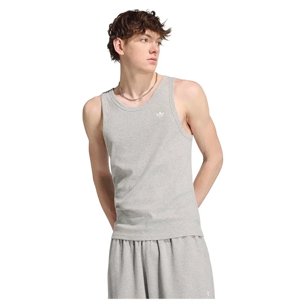 Футболка без рукавов Trefoil Essentials Adidas Originals, серый
