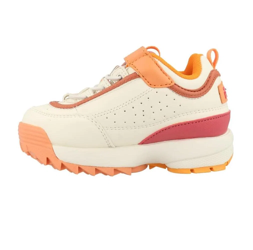 Детские кроссовки для девочек Fila Disruptor, Cream — фото 2