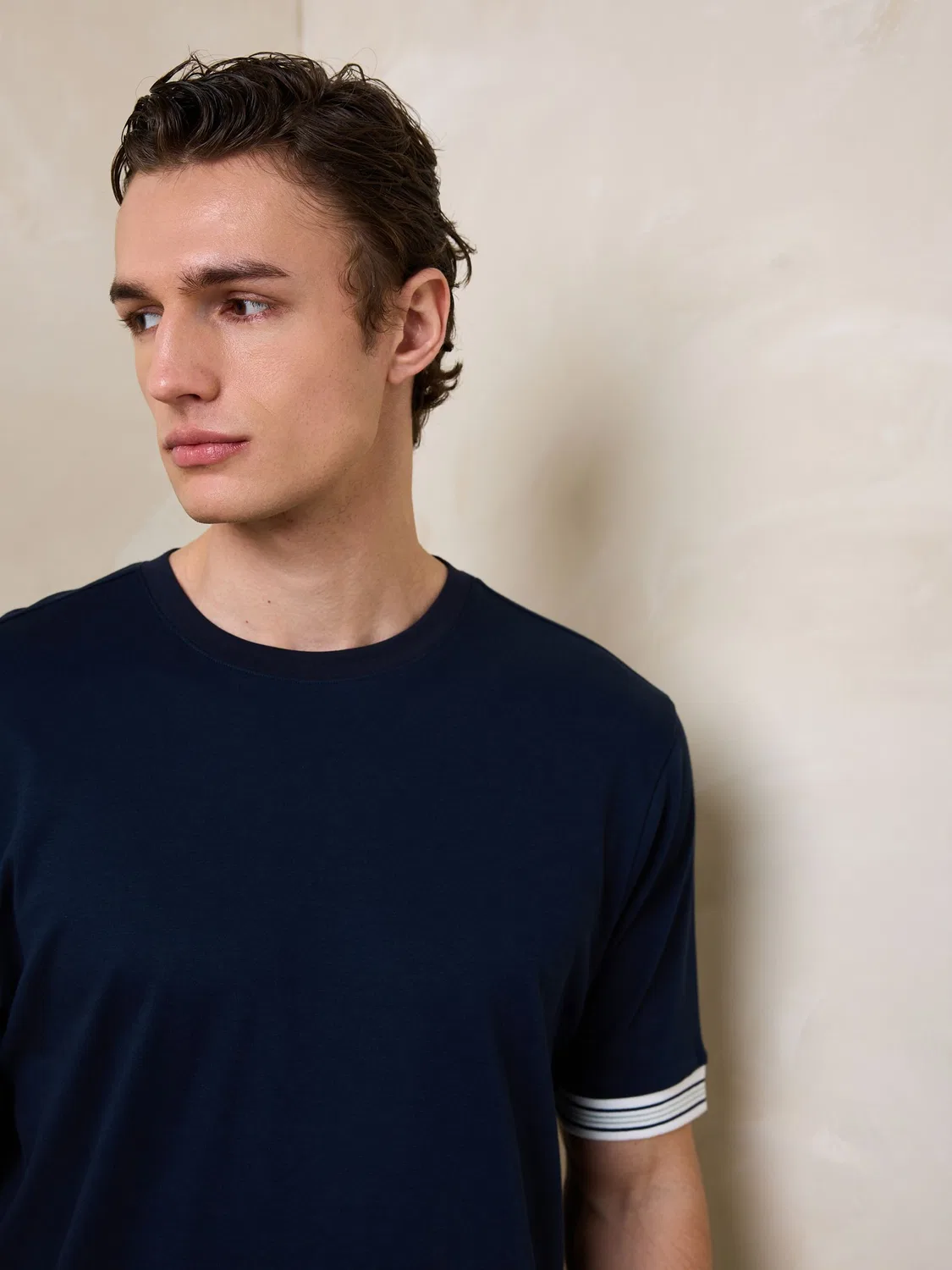 Футболка Regular Fit, N.Premium Smart Next, темно-синий — фото 4