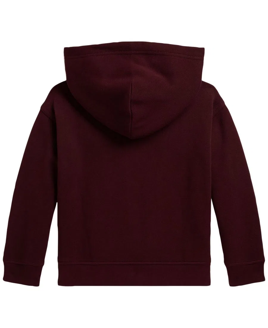 Худи оверсайз с вышивкой Polo RL, модель Big Fit Logo Polo Ralph Lauren, Rich Ruby — фото 2