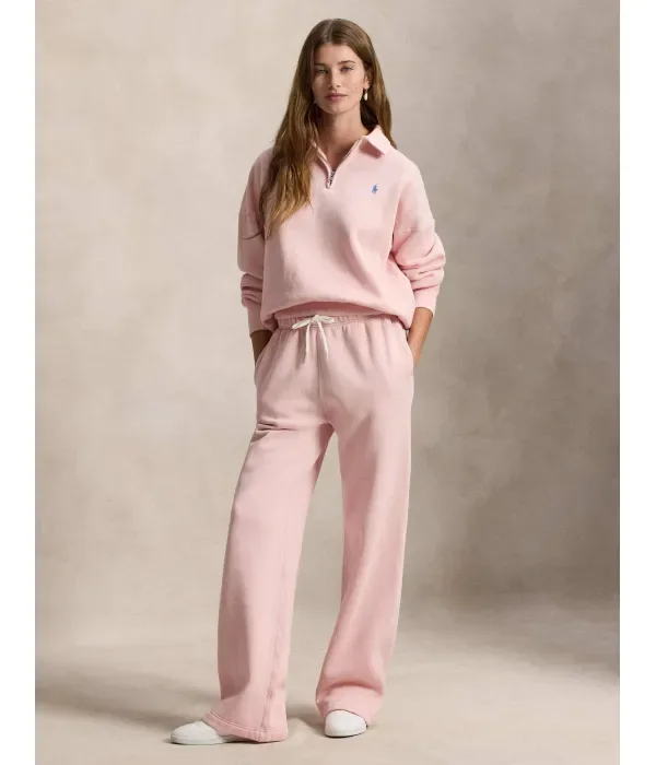 Спортивные штаны relaxed fit Polo Ralph Lauren, пудрово-розовый — фото 2