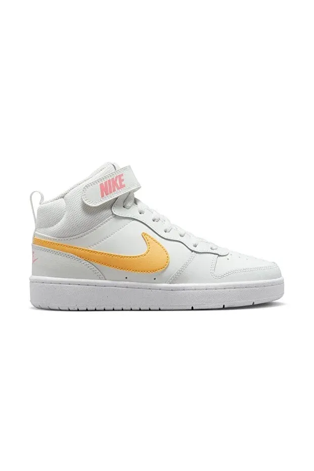 Детские кроссовки для девочек с принтом Court Borough Mid 2 (GS) Nike, Orange