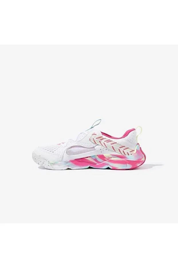 Детские кроссовки для девочек текстильные Sportswear Decathlon, White — фото 2