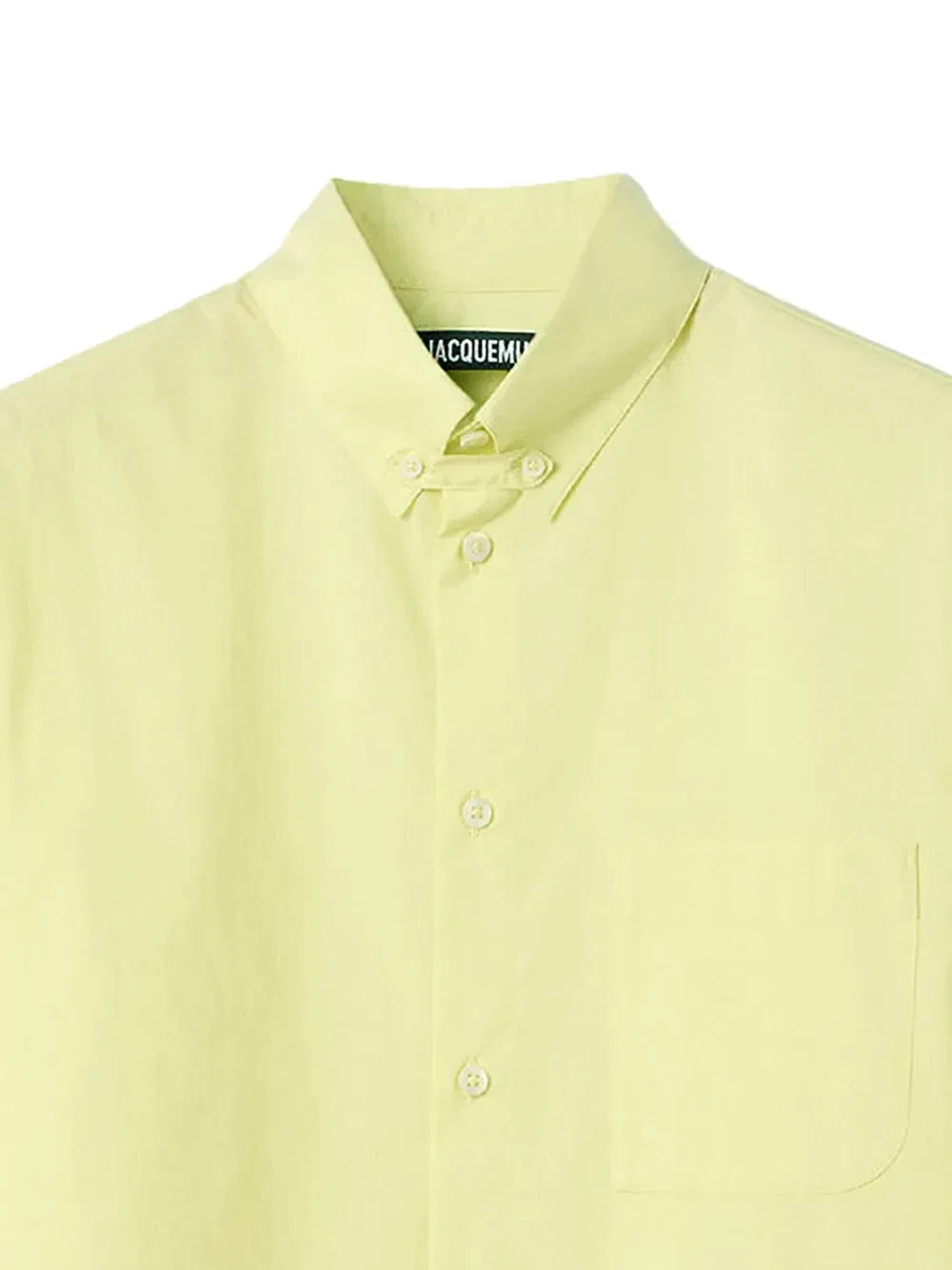 Рубашка на пуговицах Tailleur с двойным слоем Jacquemus, желтый — фото 2