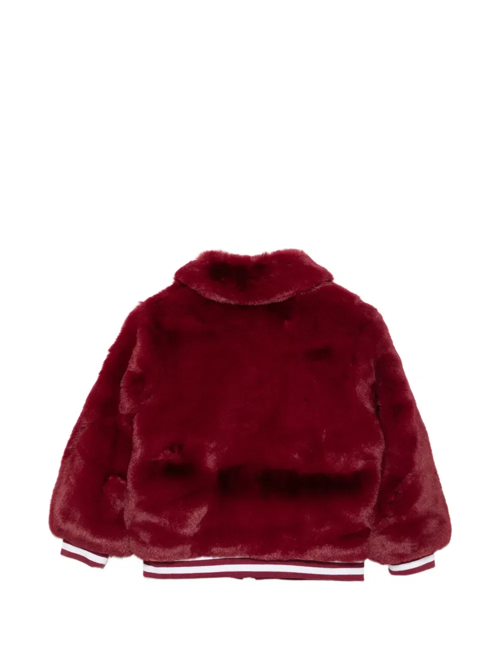 Куртка из искусственного меха Stella McCartney Kids, красный — фото 2