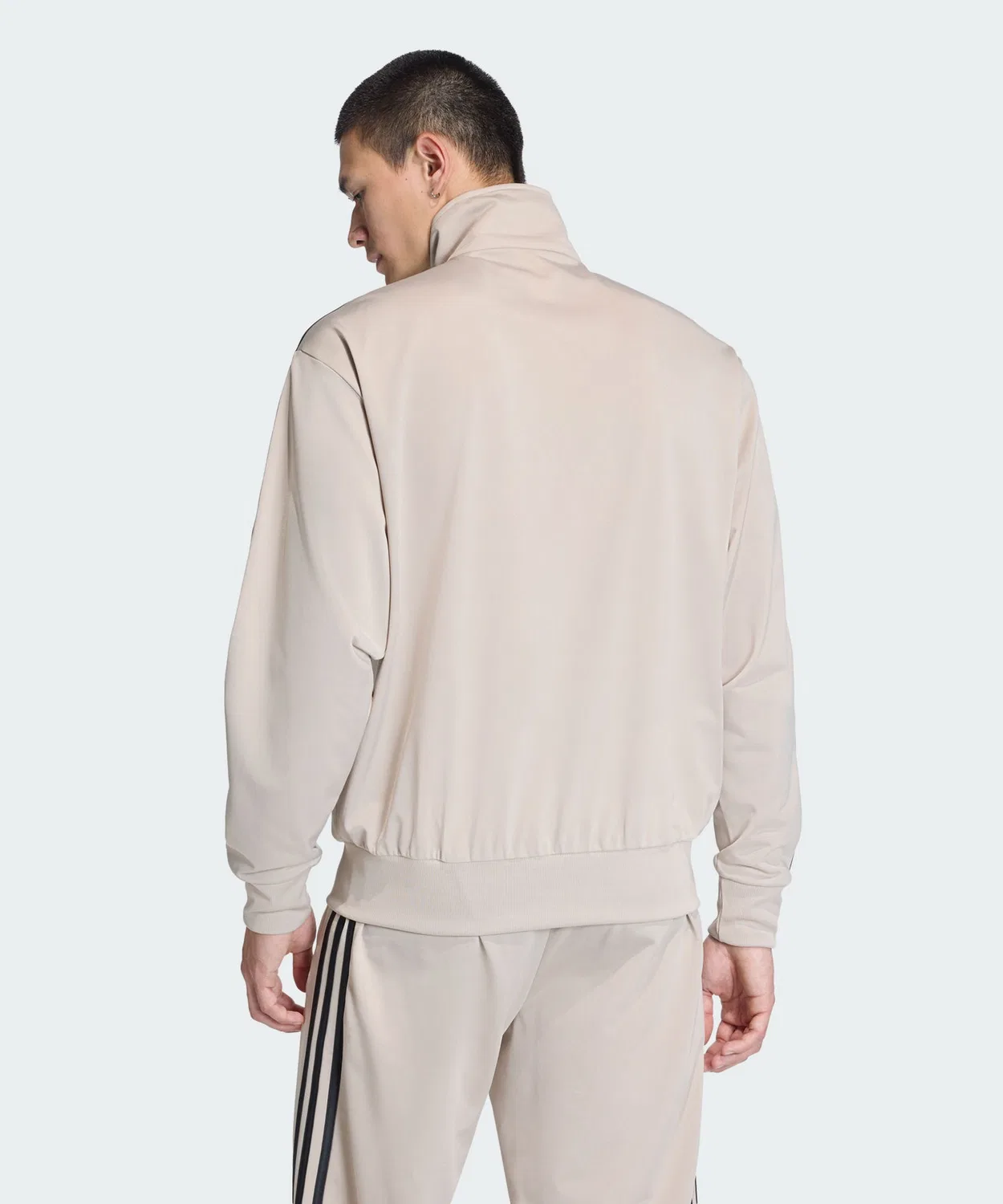 Мужская куртка-олимпийка с длинным рукавомFirebird Track Top Adidas, Beige — фото 2