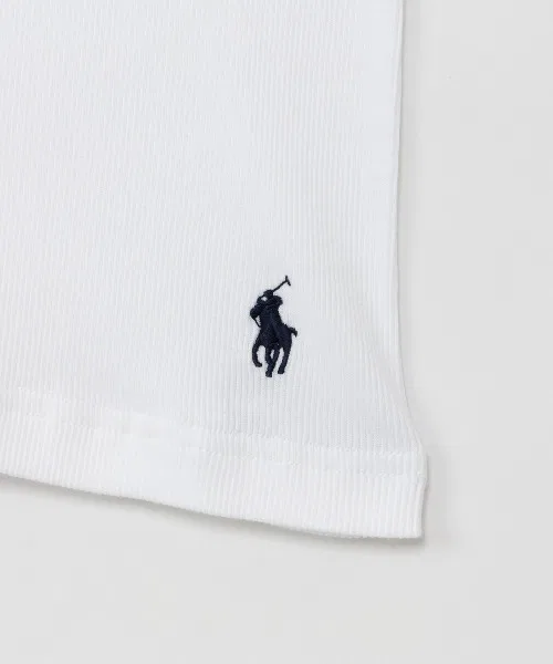 Мужской хлопковый танк с длинным рукавомPOLO RALPH LAUREN, Black — фото 4