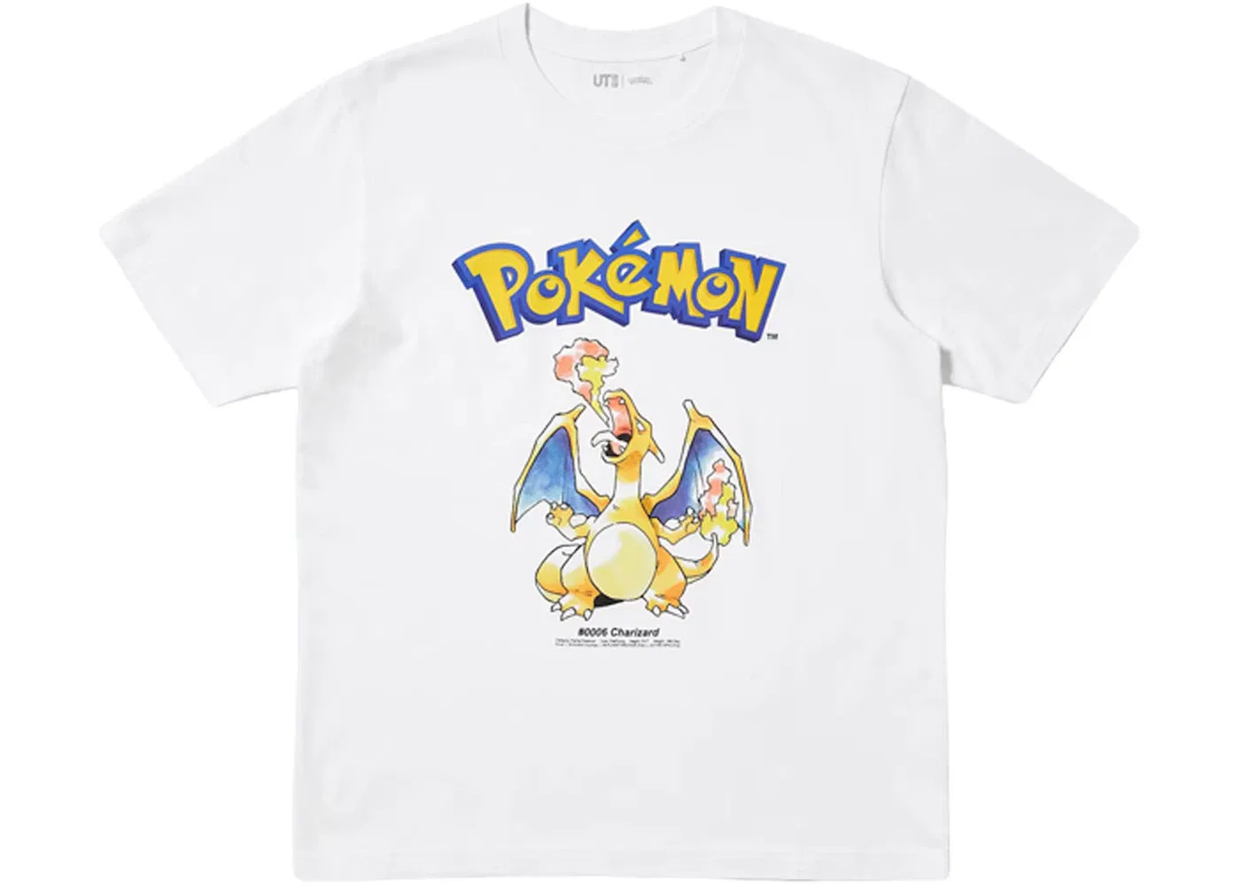 Мужская футболка с принтом Pokemon Uniqlo x Pokemon UT Graphic, Белая