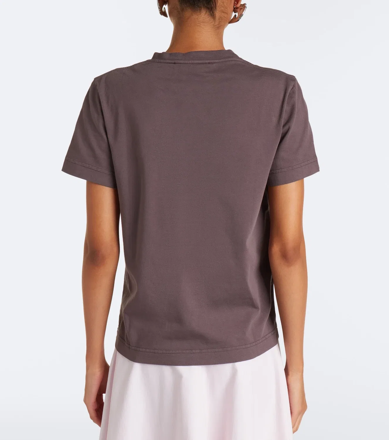 Футболка из хлопка с круглым вырезом Jacquemus, коричневый — фото 4