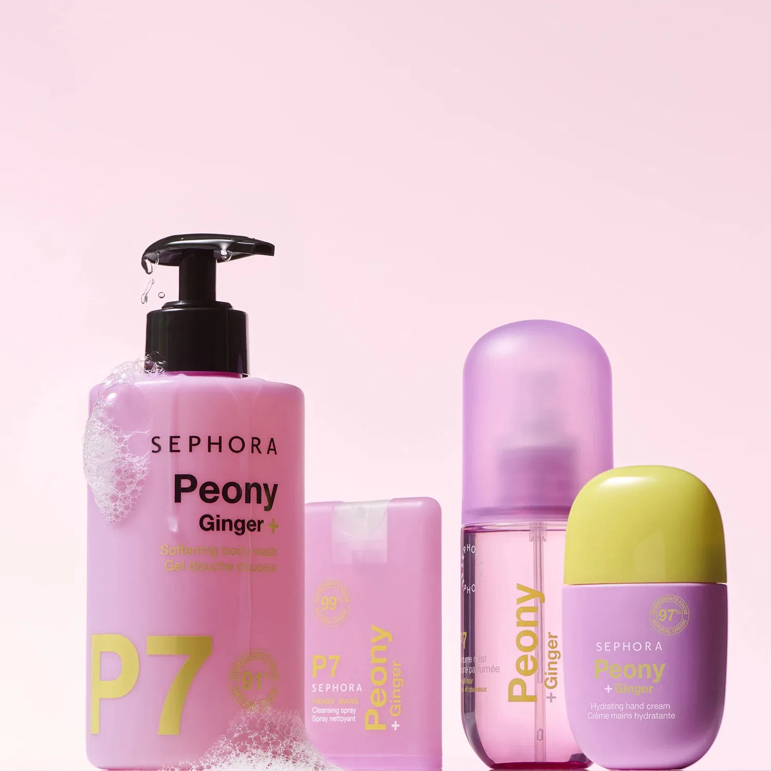 Душистый спрей для тела и волос 100 мл с ароматом пиона и имбиря, Sephora Collection — фото 4