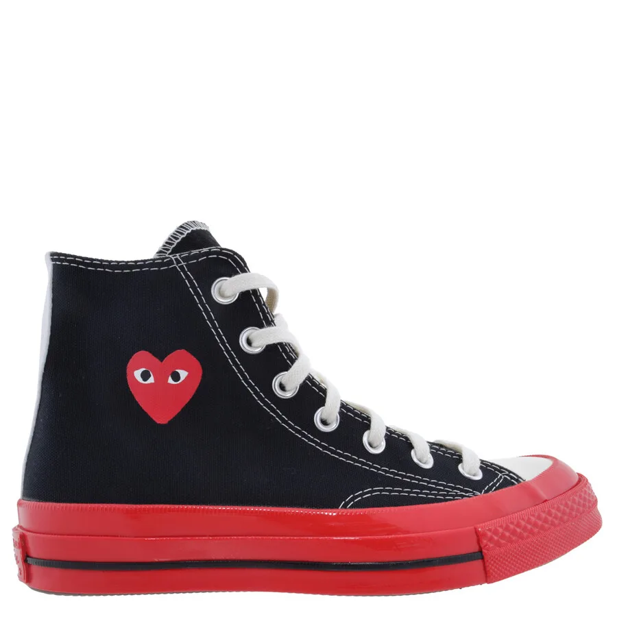 Кроссовки на высокой подошве Comme Des Garcons X Cdg Play Converse, черный