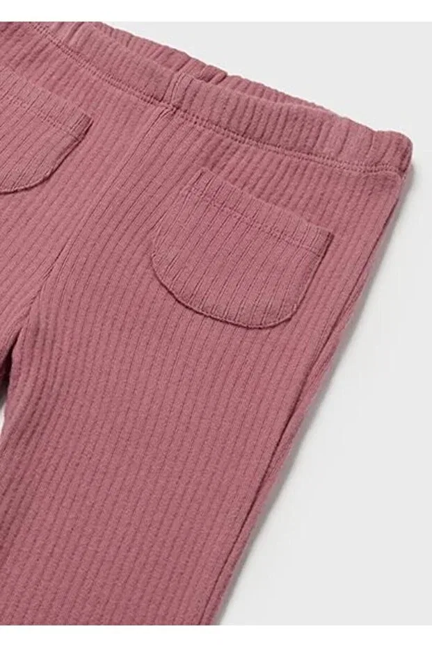 Детские леггинсы для девочек хлопковые Mayoral, Pink — фото 2