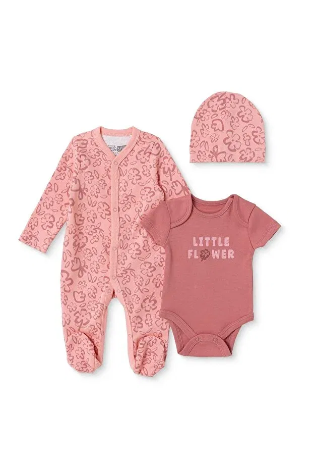 Детский комбинезон для девочек с принтом Hellobaby, розовый Ebebek Hello Baby