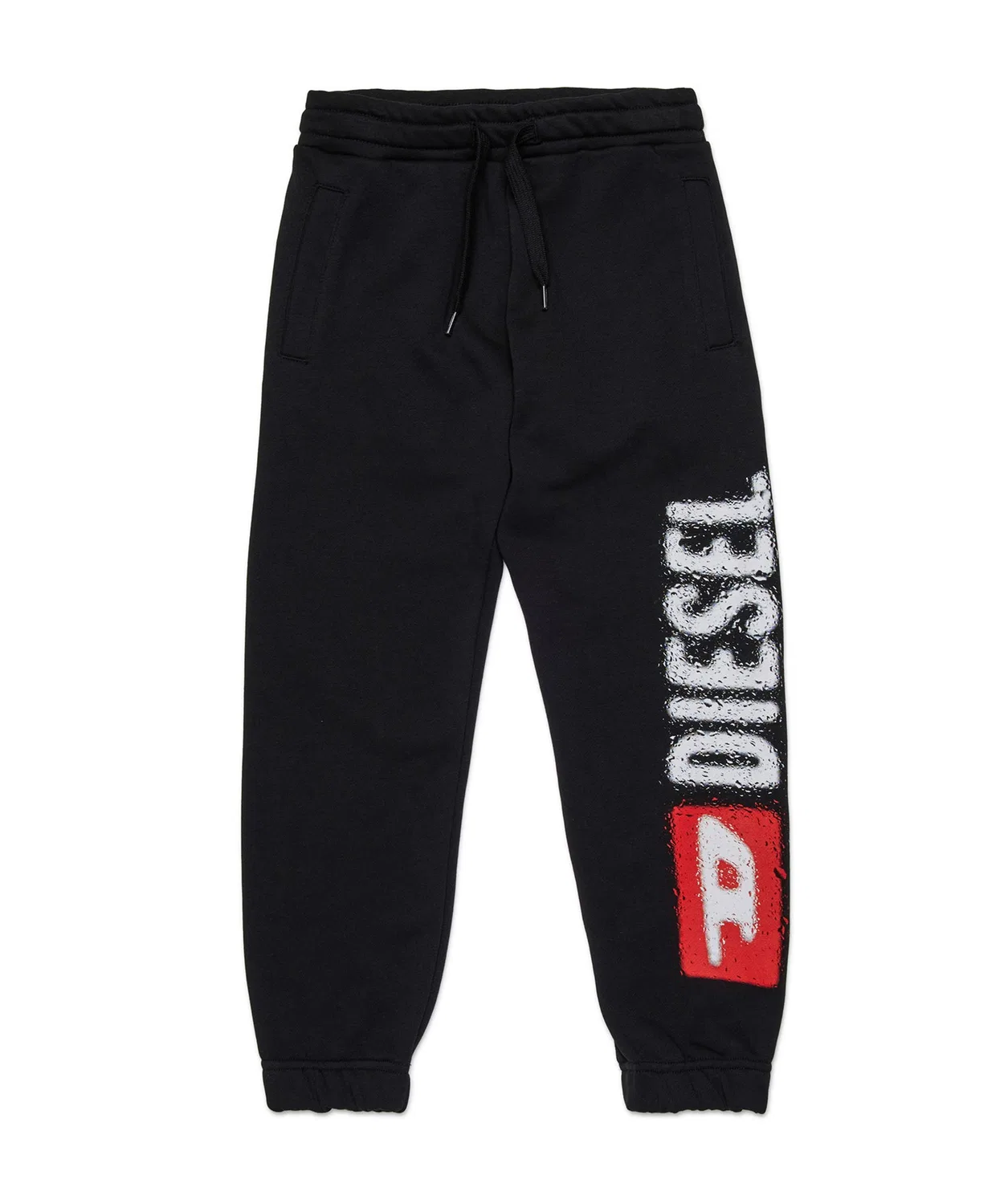 Детские спортивные штаны с брендовым логотипом DIESEL KIDS, Black