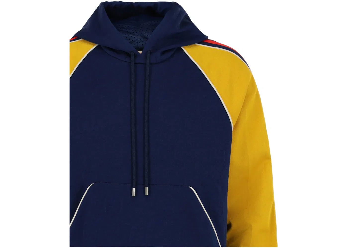Женская худи с принтом GG Supreme Colorblock Gucci, Blue — фото 3
