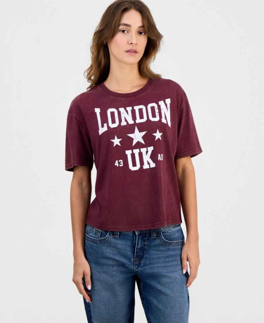 Футболка с принтом Лондон Rebellious One, Windsor Wine