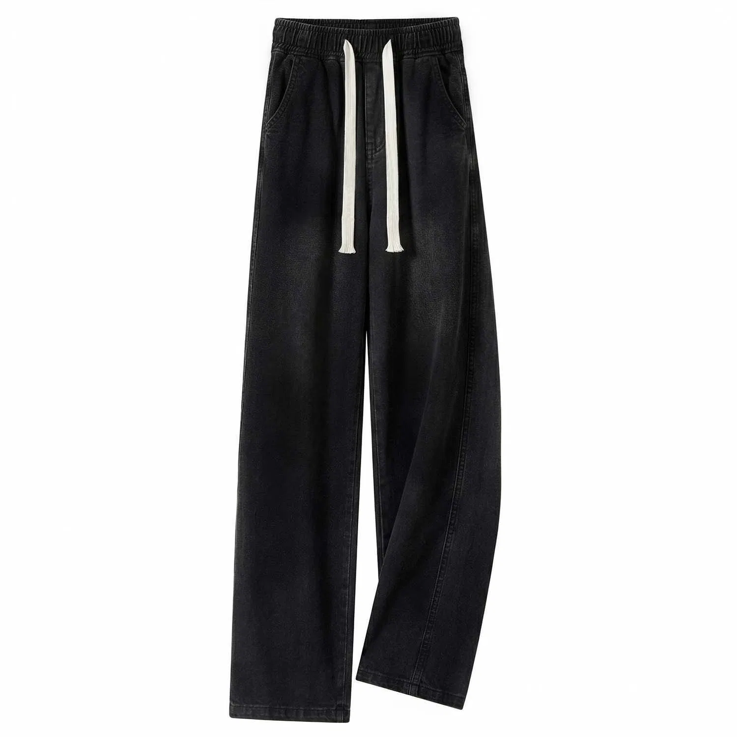 Детские джинсы прямого кроя MIIOW, Black