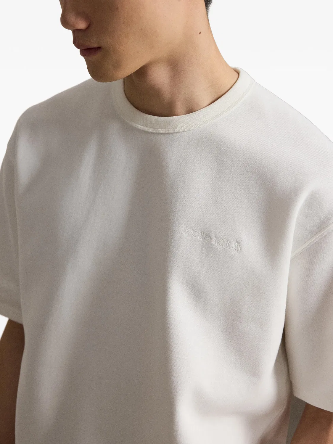 Футболка двуниточная белая Polo Ralph Lauren, белый — фото 2