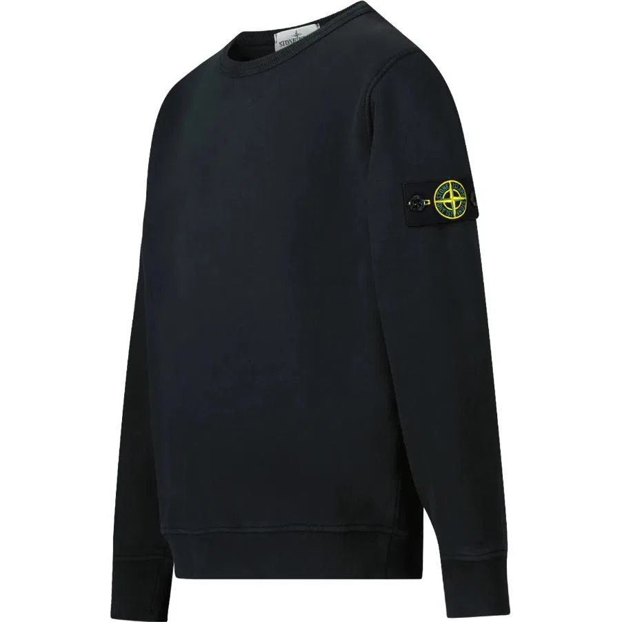 Детский свитшот Marine Blue STONE ISLAND — фото 4