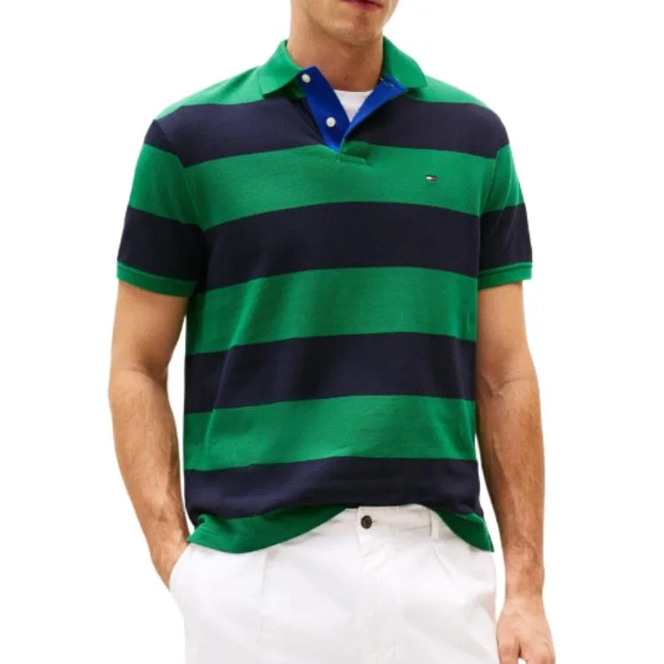 Мужское поло Green Tommy Hilfiger