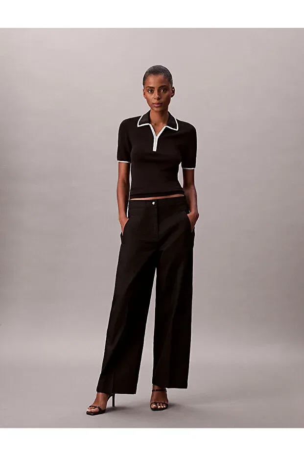 Женские брюки хлопковые Calvin Klein, Black
