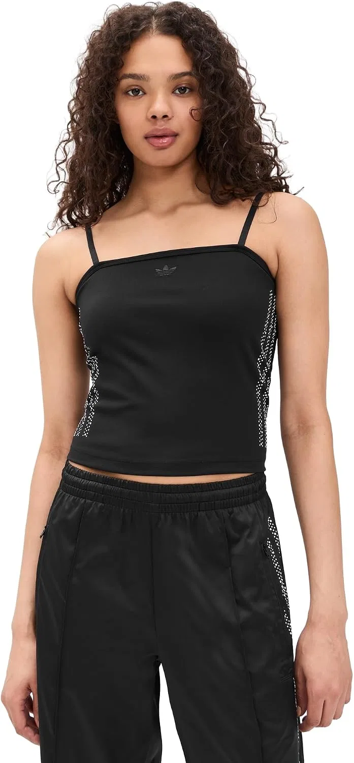 Женский топ-труба Pearl adidas, Black