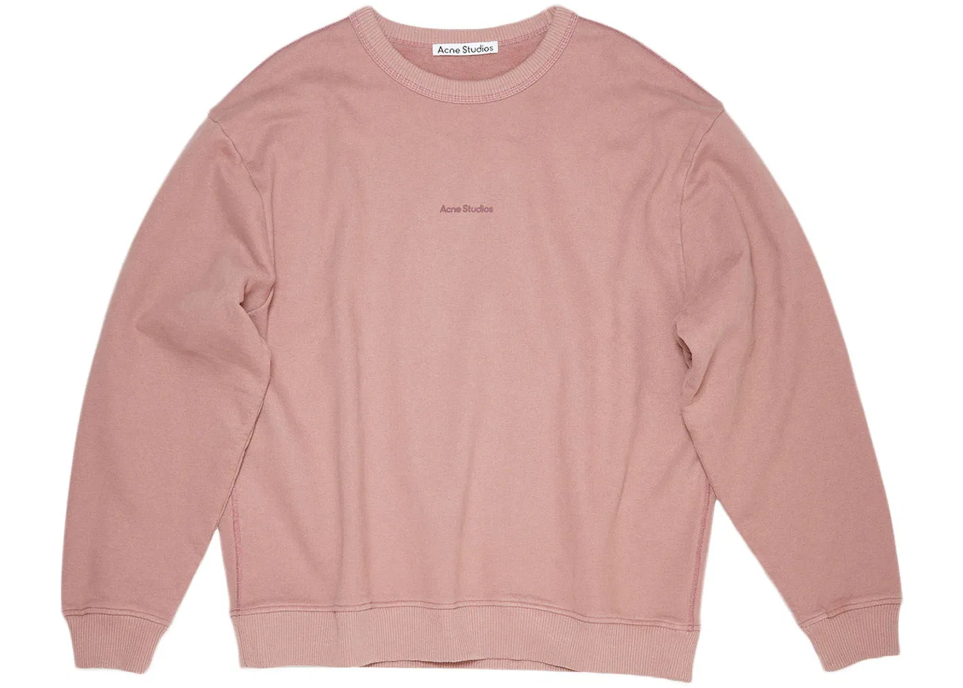 Мужской свитшот с принтом Sweatshirt Acne Studios, Blush Pink
