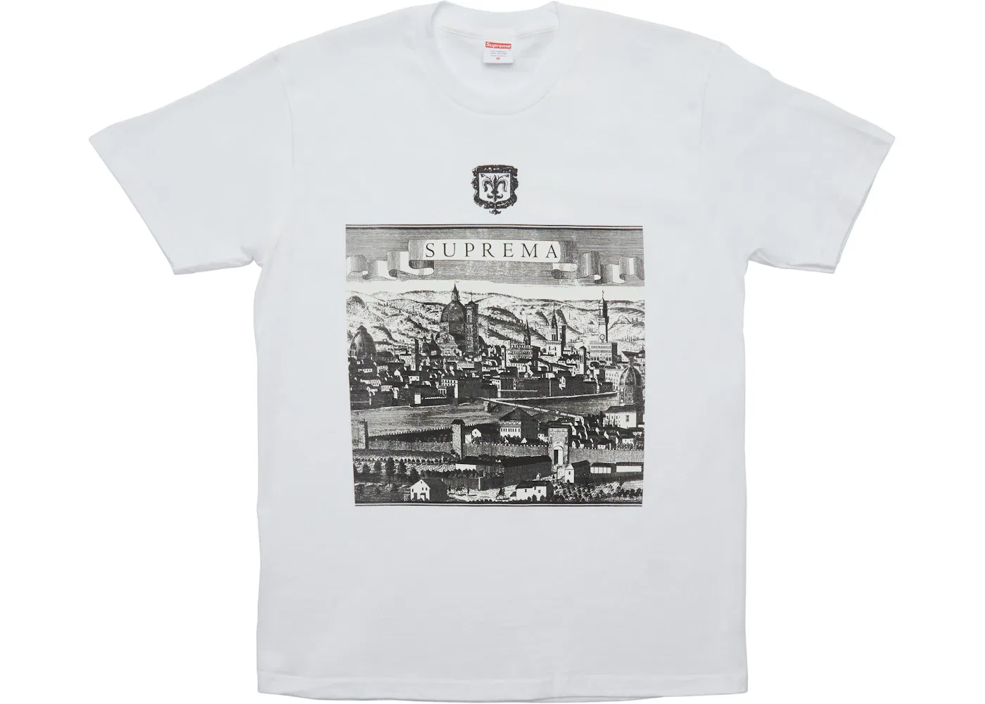 Мужская футболка с принтом Fiorenza Tee Supreme, White