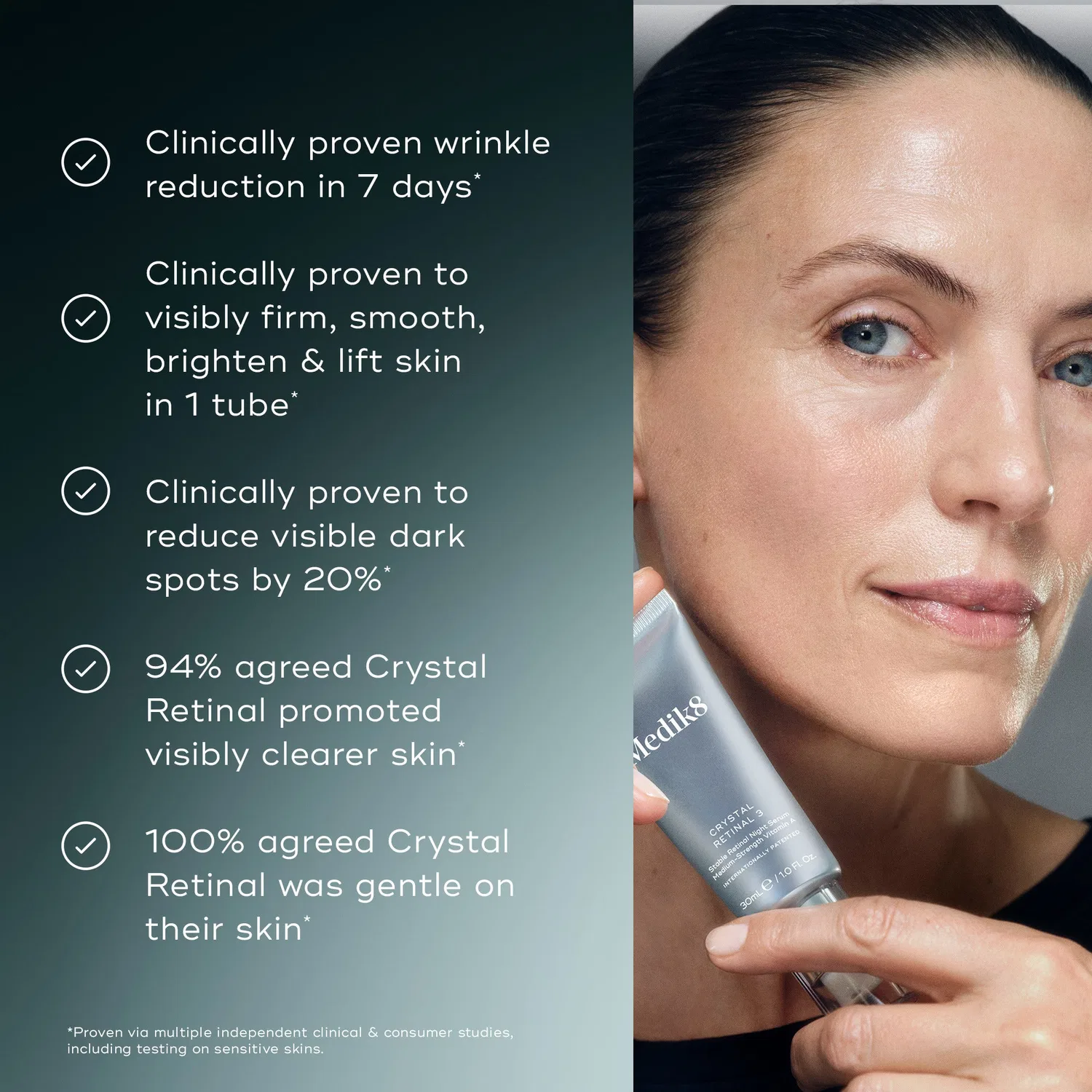 Сыворотка ночная с ретинальдегидом Crystal Retinal 20 Medik8, 30 мл — фото 3