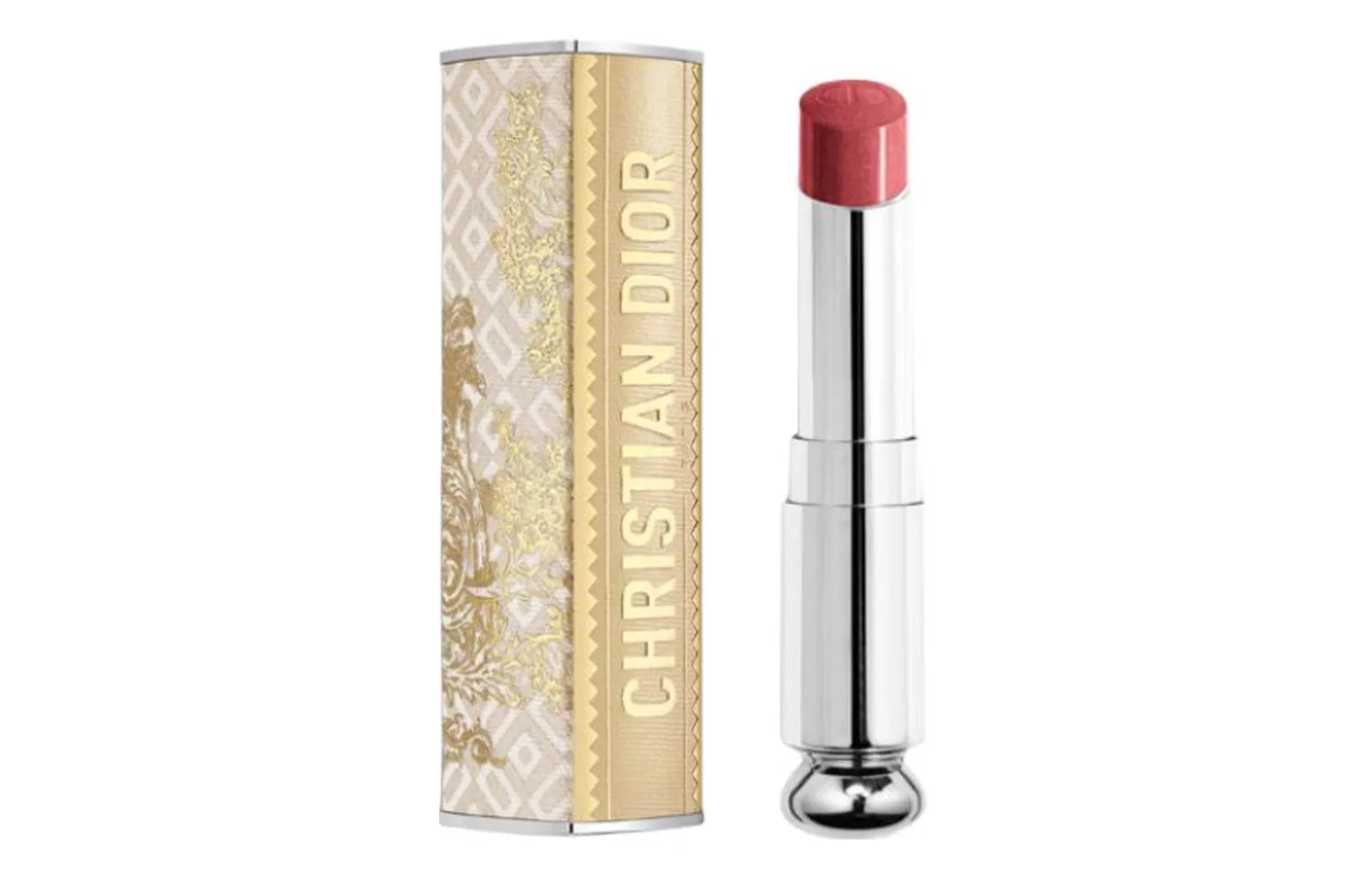 Женская помада с кремовой текстурой, модель 526 Mallow Rose Hibiscus Pink, Ice Flash Litchi Rose, DIOR, Mallow Rose Hibiscus Pink