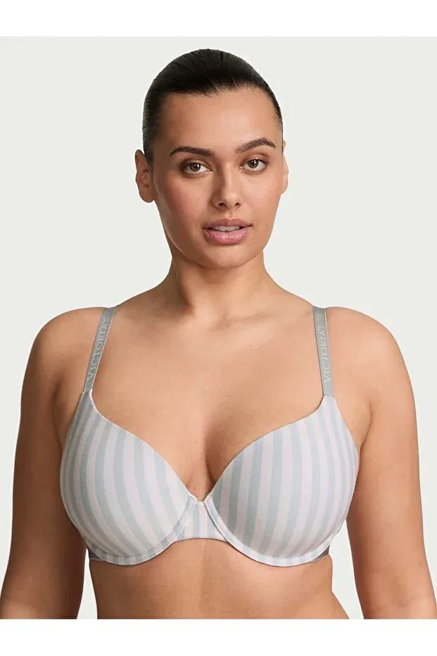 Женский бюстгальтер-деми хлопковый Victoria'S Secret, Gray Fog