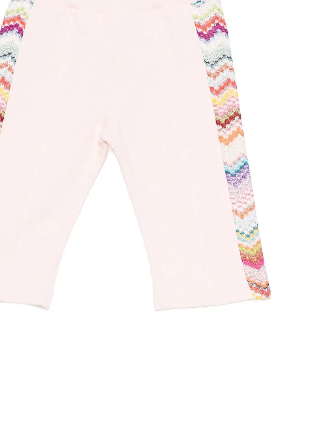 Брюки с вышитым логотипом Missoni Kids, розовый — фото 3