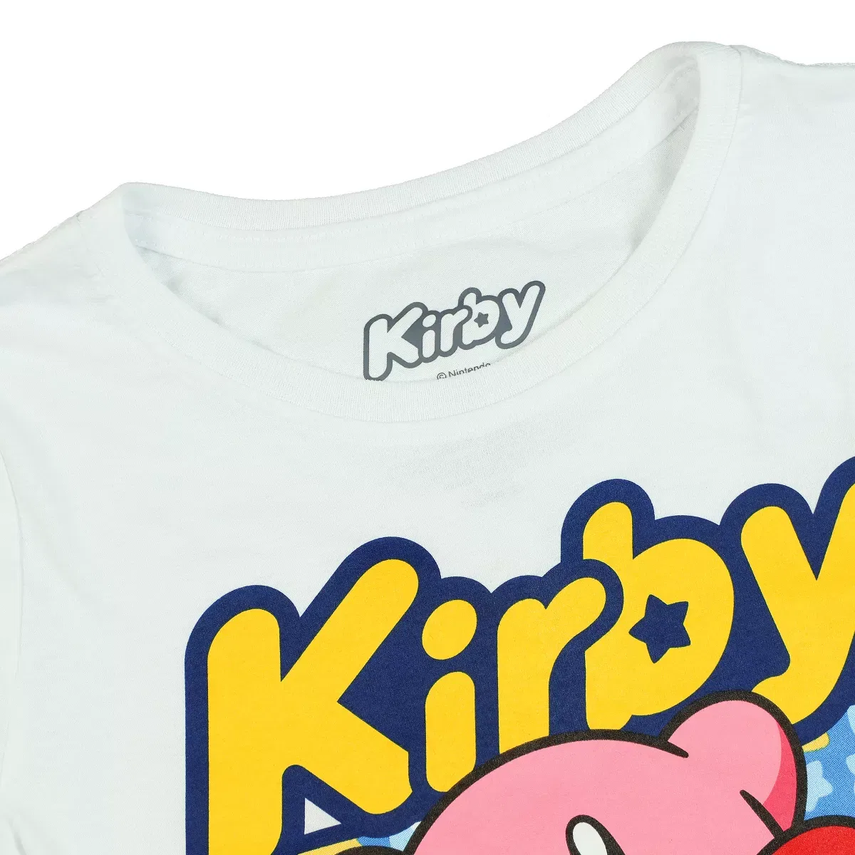 Детская футболка для девочек с принтом Kirby Seven Times Six, Белая — фото 3