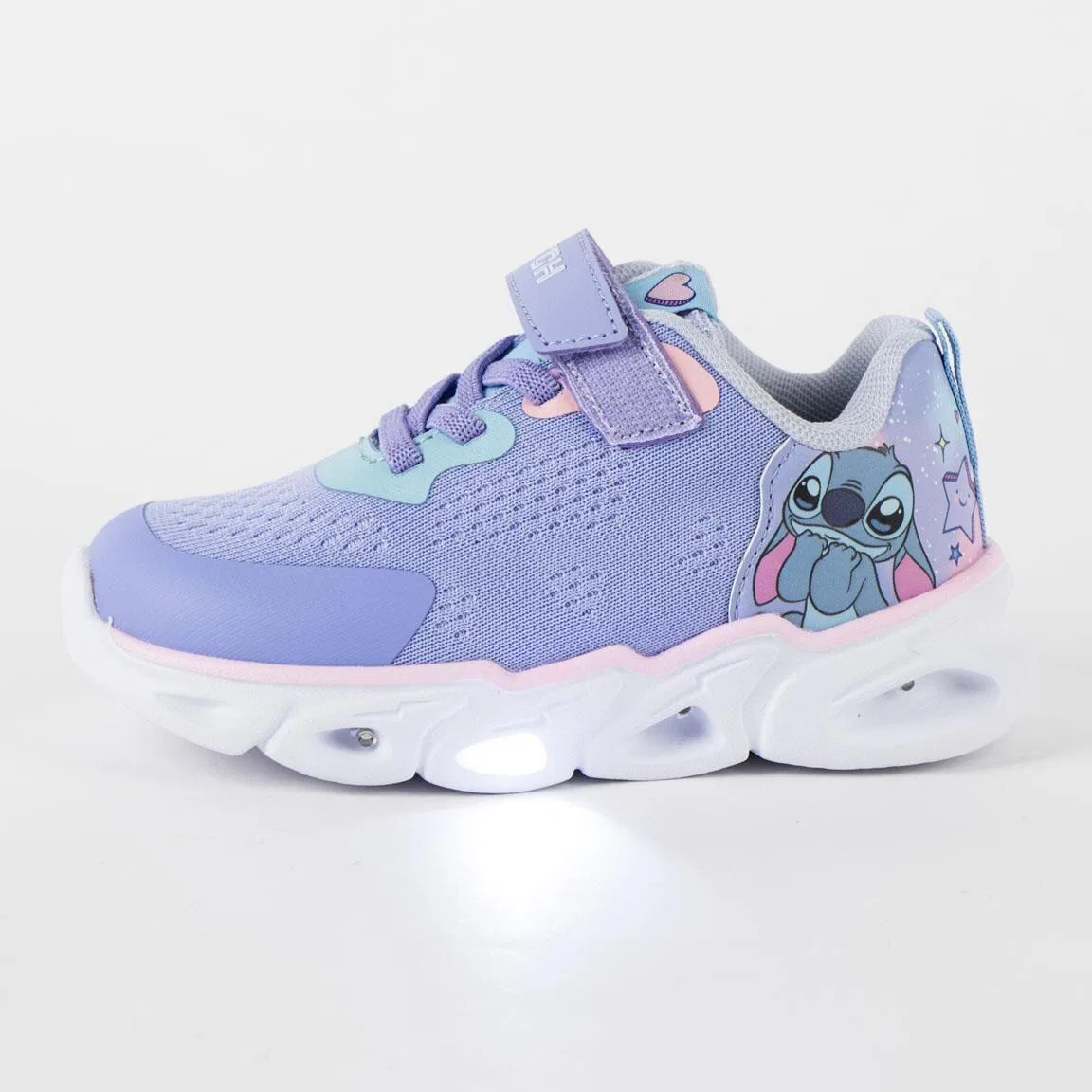 Детские кроссовки с подсветкой Stitch Luna, Dark Lilac — фото 4