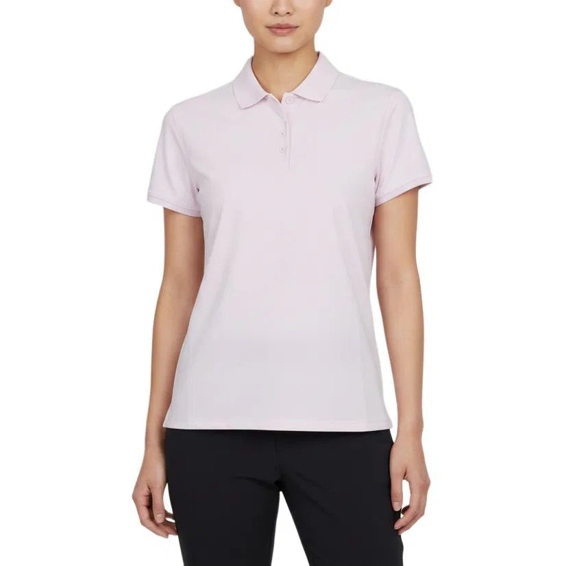 Женское поло с коротким рукавом Nike, Light Pink