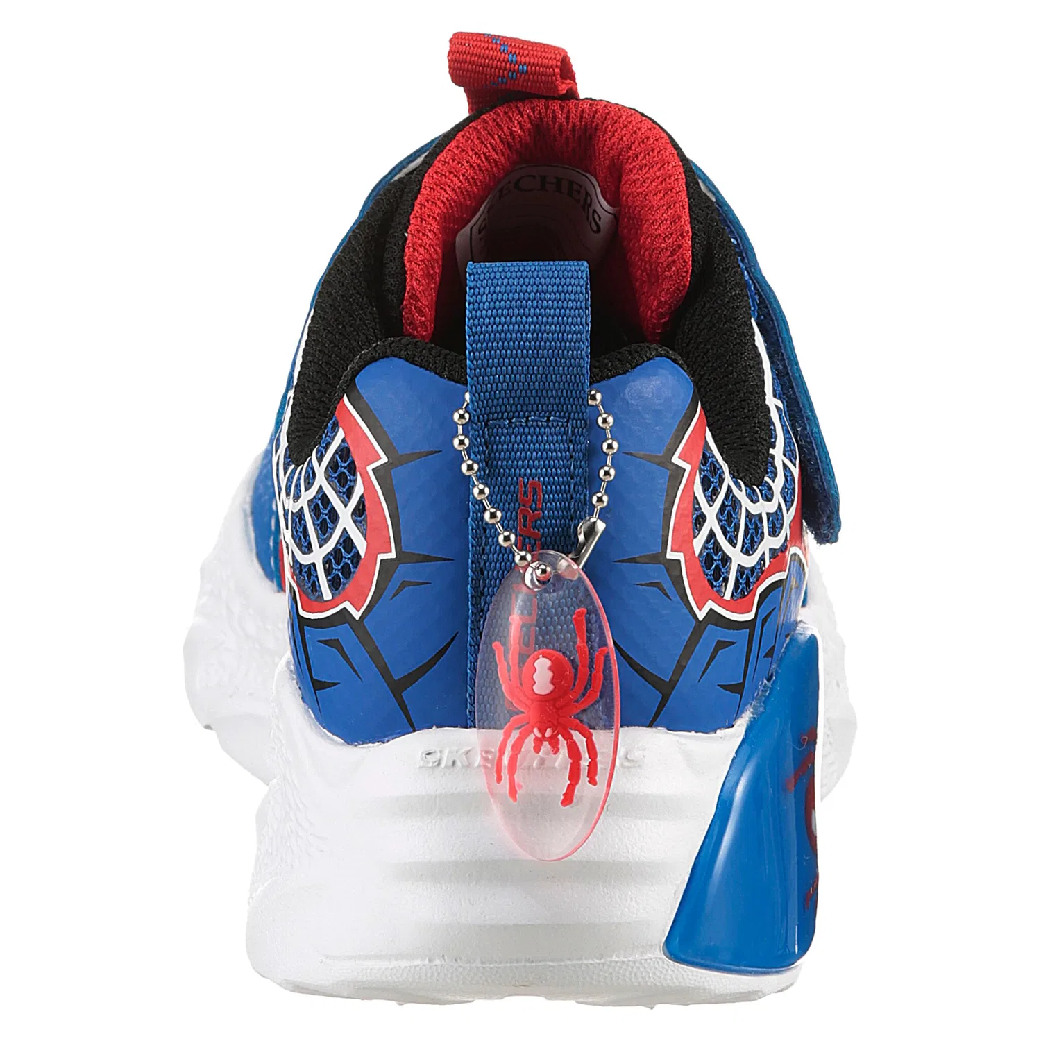 Детские кроссовки с мотивом Creature-Crawlers Skechers, Blue-Red Spider — фото 3