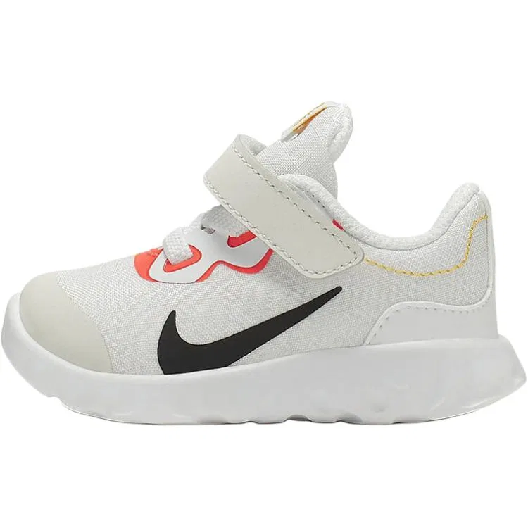Детские кроссовки для малышей с защитой от скольжения Nike Explore Strada Slip Resistant Abrasion Resistant Low Top, White Black