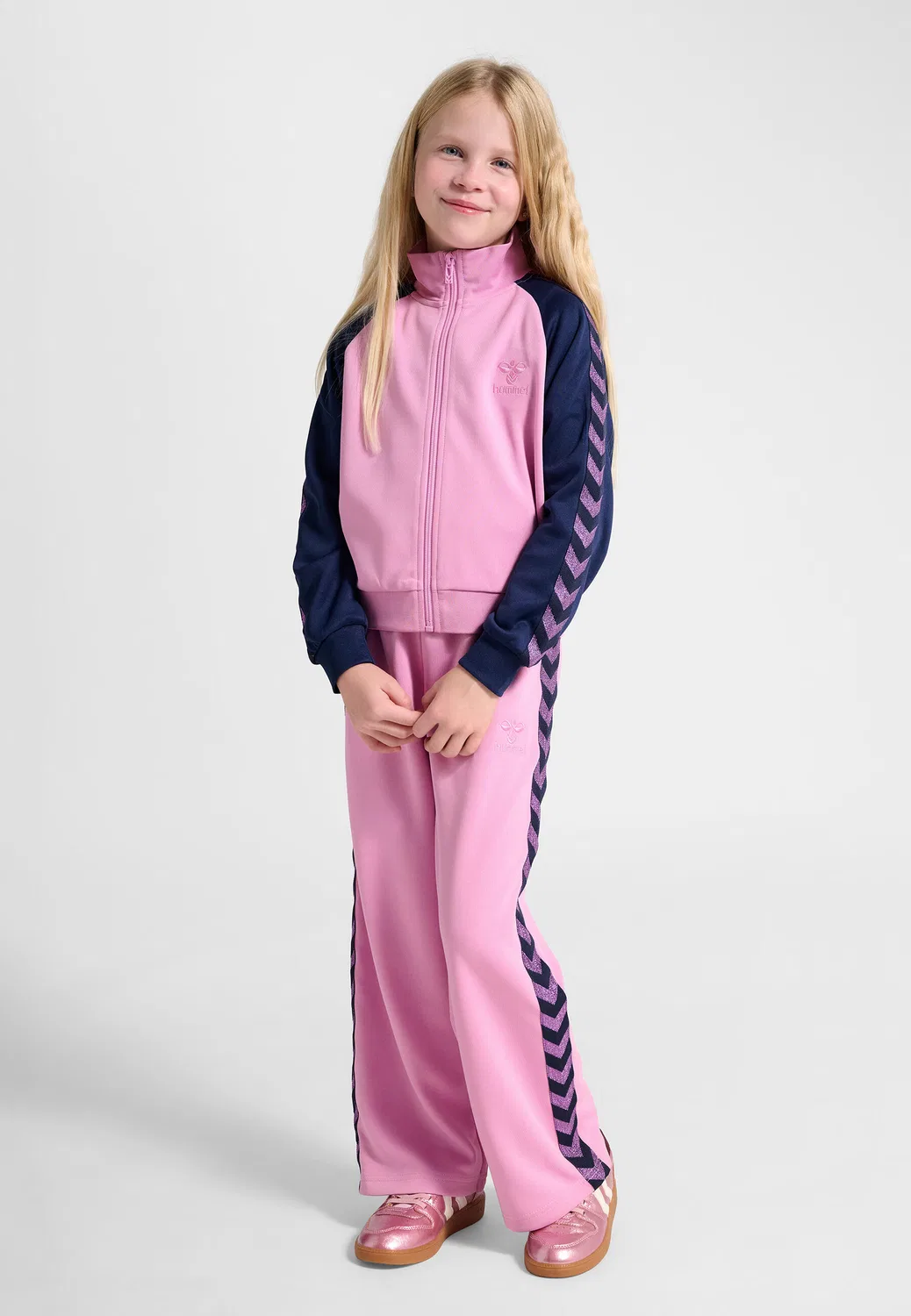 Детская куртка на молнии с длинным рукавом Hmldaily Hummel, Pastellmagenta — фото 3