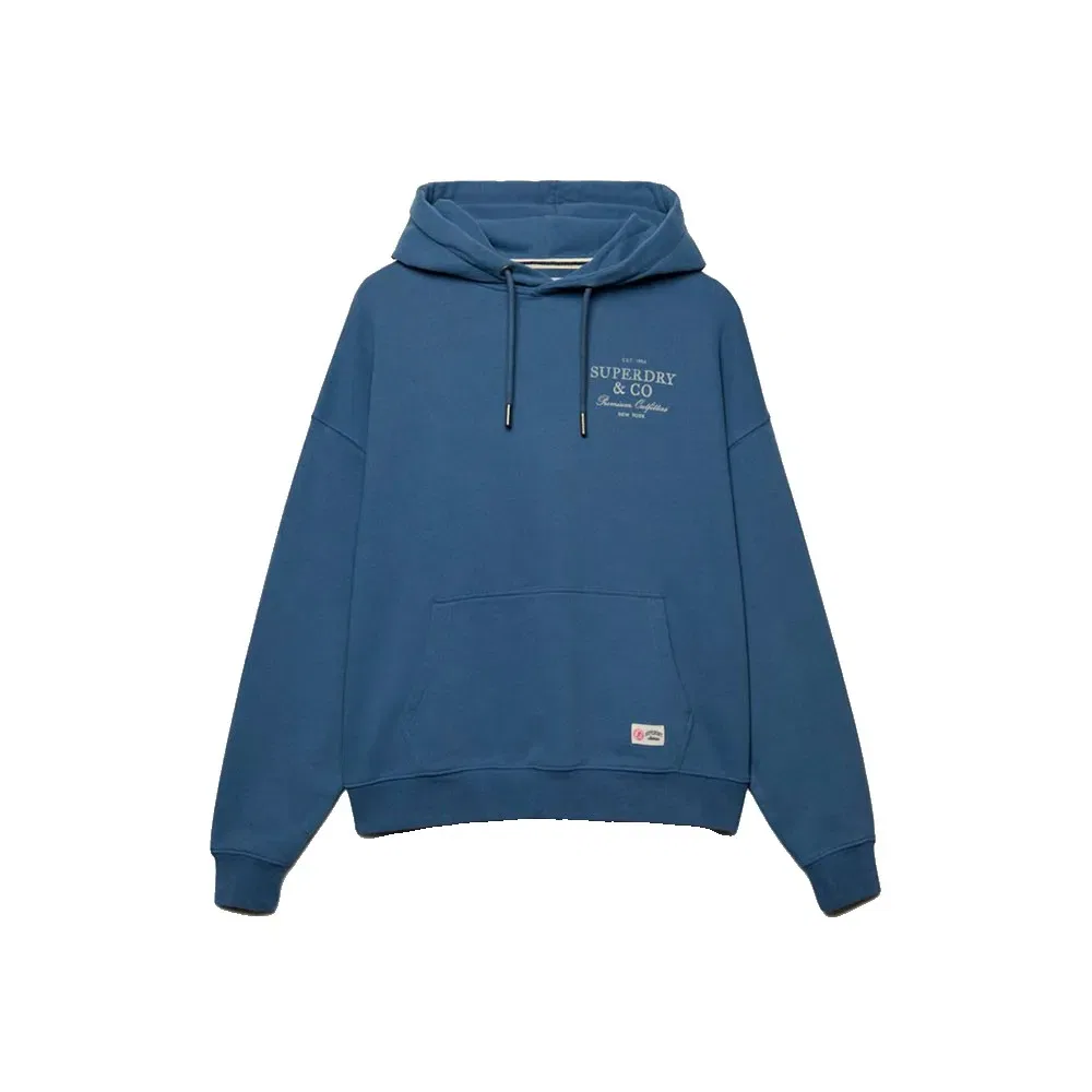 Женский свитшот с капюшоном Luxe Casual Relaxed Superdry, Blue — фото 3