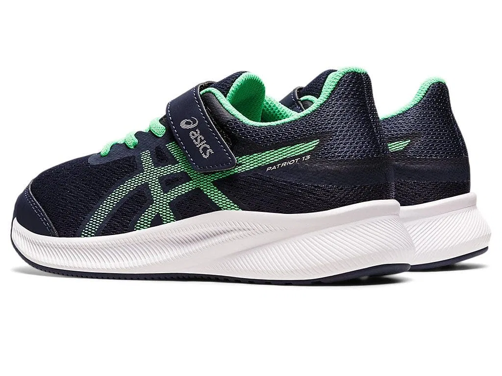 Детские кроссовки для мальчиков с амортизацией Patriot 13 Ps ASICS, Blue Midnight New Leaf — фото 4