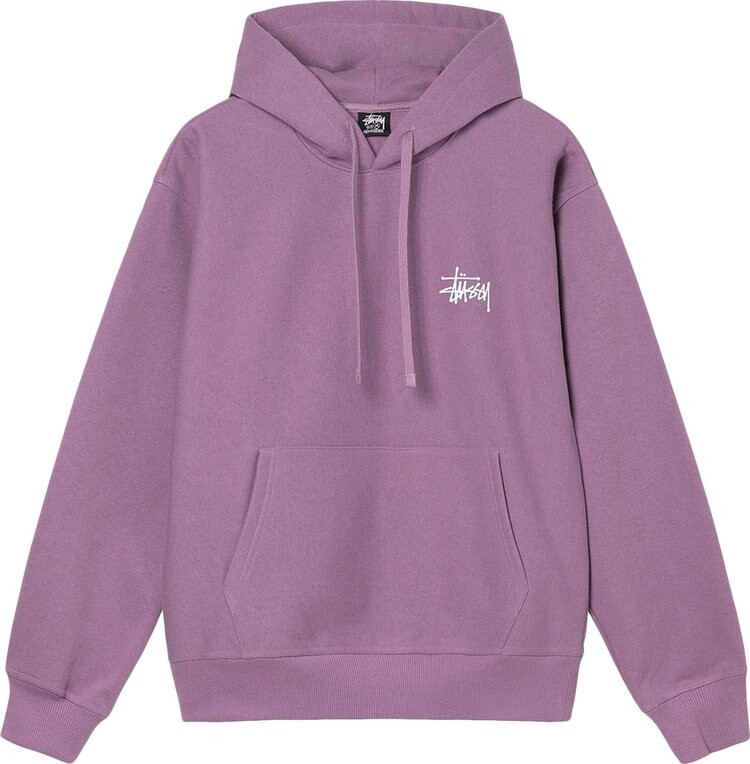 

Толстовка Stussy Basic Hood 'Orchid', фиолетовый