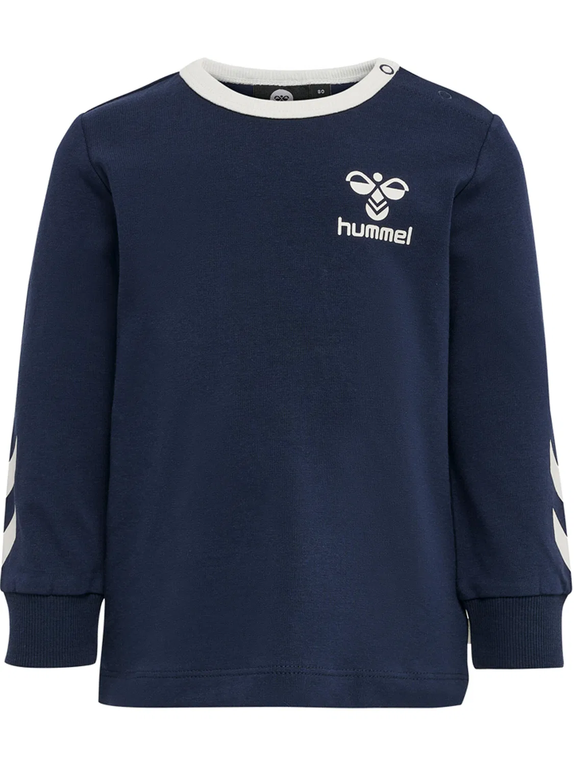 Детская футболка с длинным рукавом Hmlmaule Hummel, Blau Schwarz