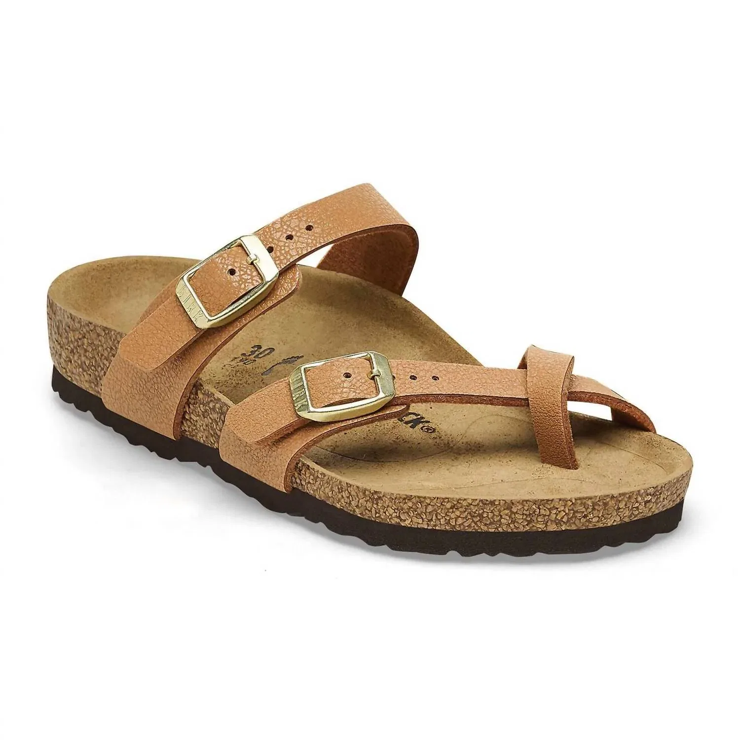Детские сандалии с двумя регулируемыми ремешками Mayari Birkenstock, Grained Pecan