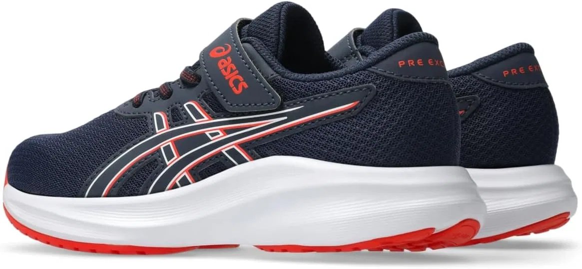 Детские беговые кроссовки для мальчиков PRE Excite 11 PS ASICS, Midnight/Cherry Tomato — фото 3