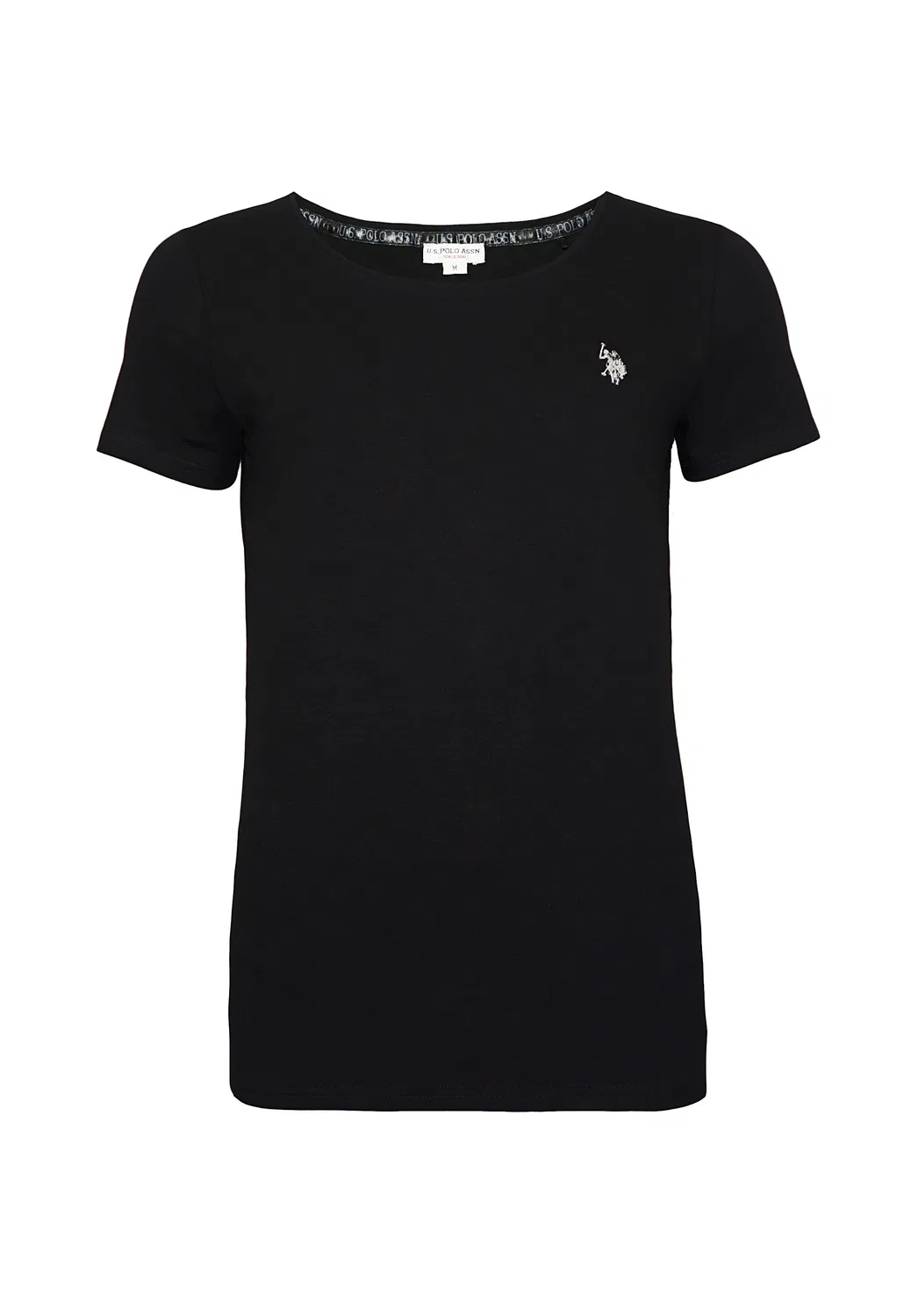 Футболка с круглым вырезом U.S. Polo Assn., черный — фото 2