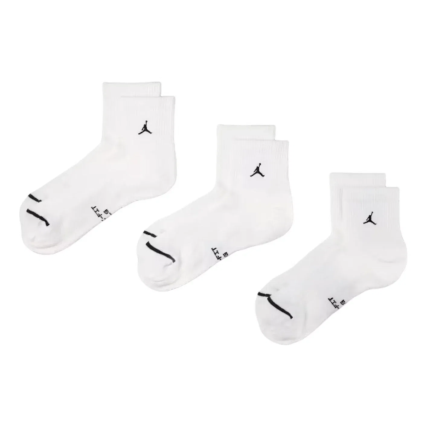 Носки Air Jordan Everyday Elevated Ankle socks (3 pairs) 'White' Jordan, белый