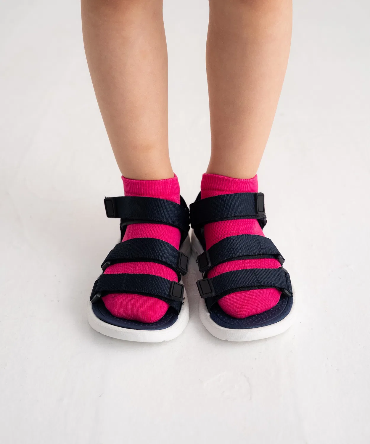 Детские носки-сетка с неоновым принтом, комплект из 3 пар, модель Mesh Ankle Socks, stample, B — фото 4