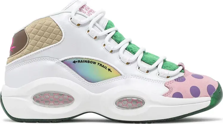 

Кроссовки hasbro x question mid 'candy land' Reebok, белый