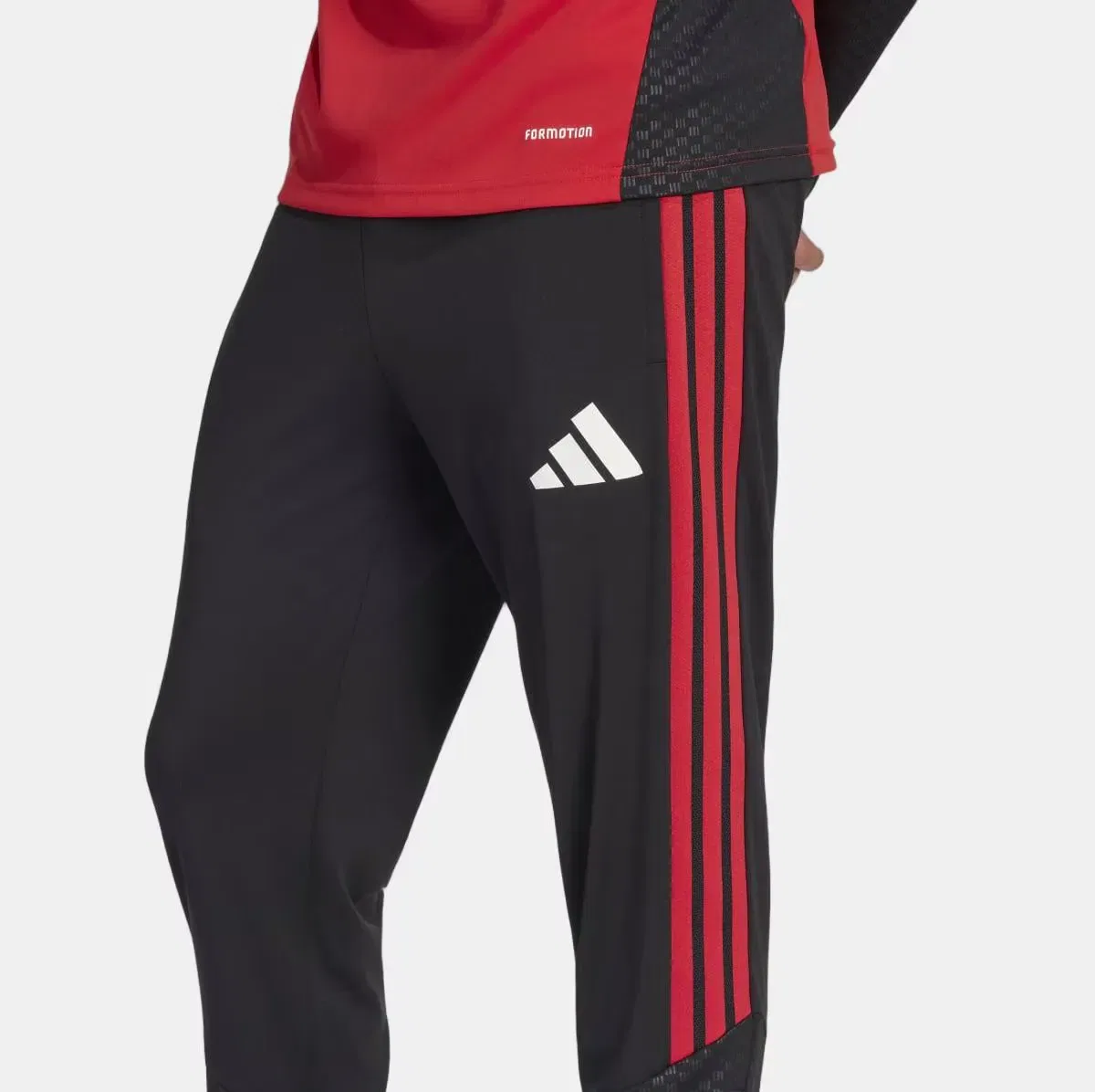 Мужские спортивные штаны с принтом Training Manchester United FC 2026-2027 adidas, Negro — фото 4