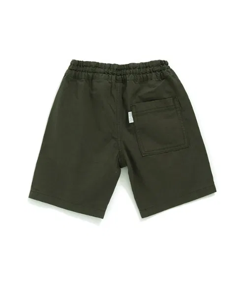 Детские шорты-изи хлопковые свободного кроя Ocean&Ground, Beige — фото 2